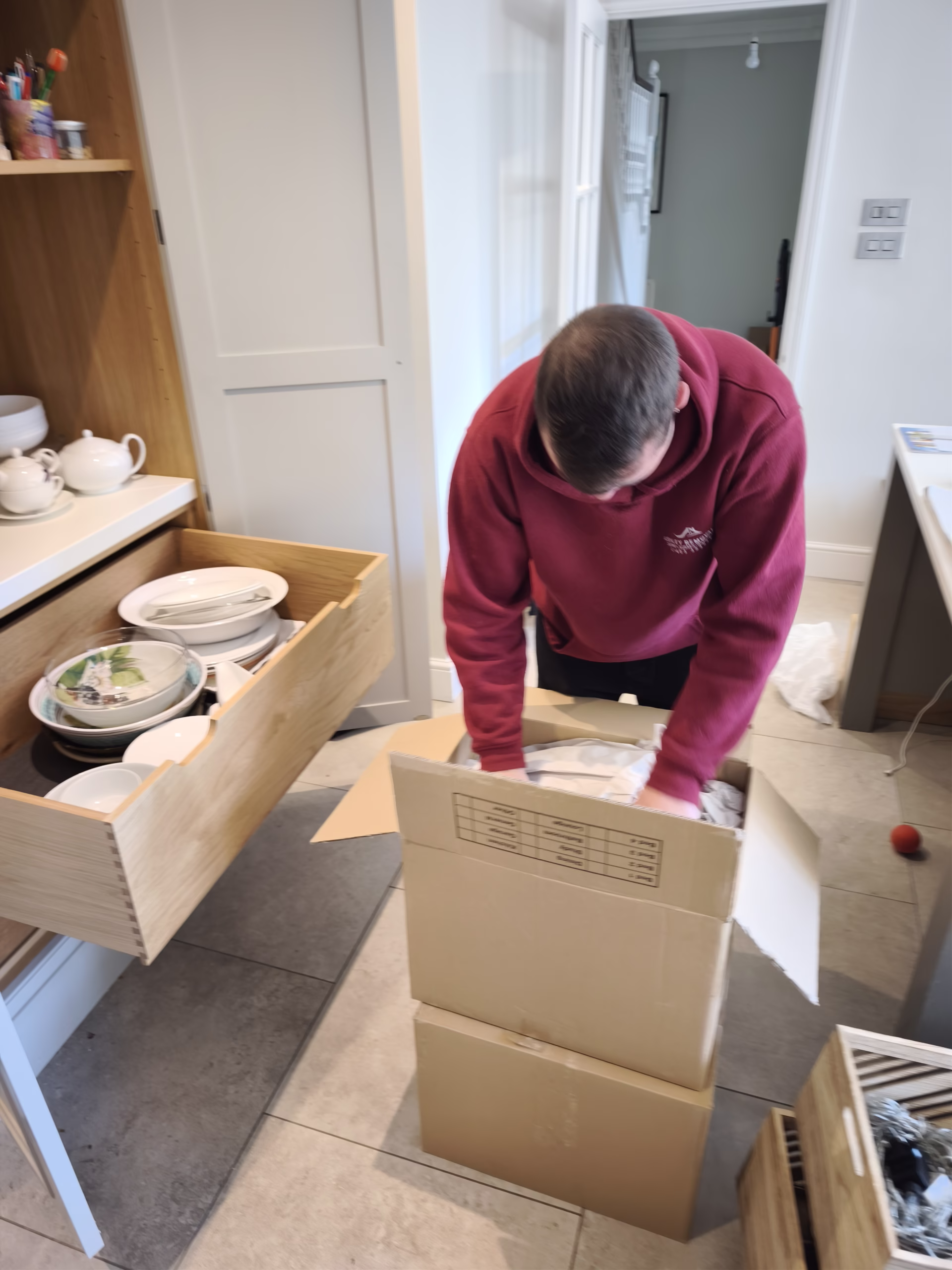 Packing for long distance move